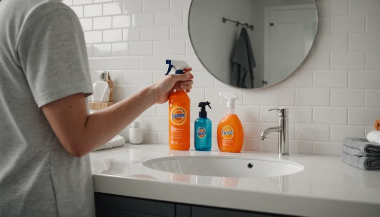 eau qui laisse des traces orange